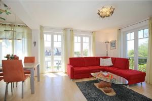 Posezení v ubytování Achtern Diek Wohnung 13