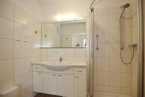 Koupelna v ubytování Achtern Diek Wohnung 13
