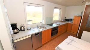 Dapur atau dapur kecil di Ferienwohnungen an der Muehle Fami