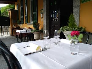 Nápoje v ubytování albergo ristorante coppa