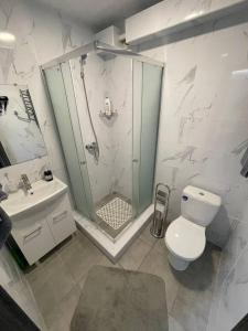 Ванная комната в Апартаменты VIP в центре города. Гагарина 39