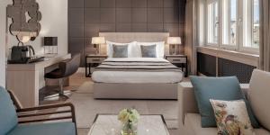Voodi või voodid majutusasutuse Boutique Hotel Wellenberg toas