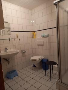 Kylpyhuone majoituspaikassa Ferienhof Richard