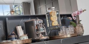 Köök või kööginurk majutusasutuses Boutique Hotel Wellenberg