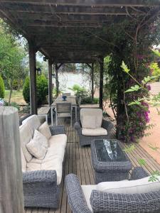 A seating area at La Princesa