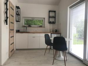 Kuchyň nebo kuchyňský kout v ubytování Angelit Stúdió Apartman