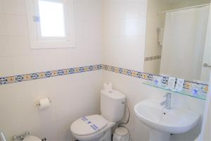 Koupelna v ubytování Hostal La Calzada