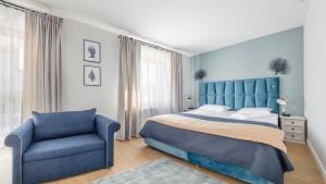 Posteľ alebo postele v izbe v ubytovaní Villa Kurort