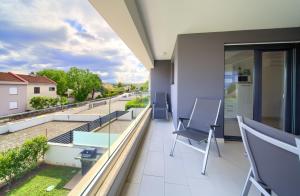 Balkón nebo terasa v ubytování Dodo Apartments