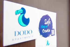 Certifikát, hodnocení, plakát nebo jiný dokument vystavený v ubytování Dodo Apartments