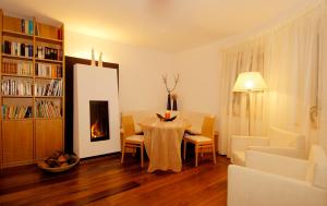 Posezení v ubytování Garni Hotel Am Meilenstein