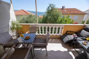 Balkón alebo terasa v ubytovaní Apartments in Silo - Insel Krk 13482