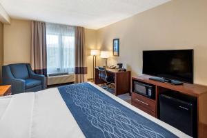 TV at/o entertainment center sa Comfort Inn & Suites Virginia Beach-Norfolk Airport