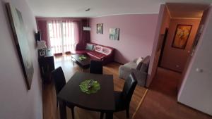 Posezení v ubytování Aquarius-Aqua Apartment
