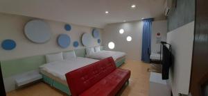 Postel nebo postele na pokoji v ubytování SKY square Homestay + 37 fotografií