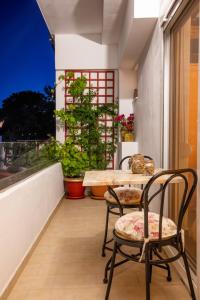 Margarita luxury apartment 2にあるバルコニーまたはテラス