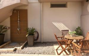 A balcony or terrace at Gianna's Villa Gialova