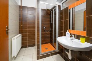 Bilik mandi di Inter hostel Liberec