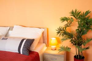 Posteľ alebo postele v izbe v ubytovaní Ferienwohnung Casa Flora