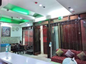 王子宫殿酒店（绿色酒店）的休息区