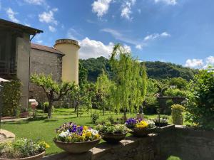 Zahrada ubytování B&B Corte Seguini