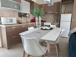 A kitchen or kitchenette at Gianna's Villa Gialova