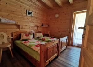 Krevet ili kreveti u jedinici u okviru objekta Binsalm- Schutzhütte
