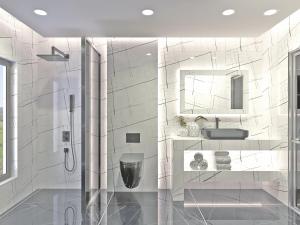 A bathroom at Rua Mat - Serene Villas with Modern Comfort, by ZanteWize