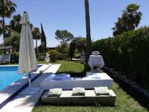 Bazén v ubytovaní Casa de Campo con Piscina en Sevilla en los Palacios y Villafranca alebo v jeho blízkosti