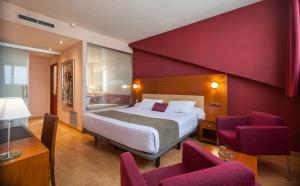 Postel nebo postele na pokoji v ubytování Hotel Andia