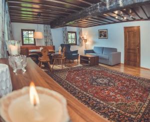 Posezení v ubytování Landhotel Neugebauer
