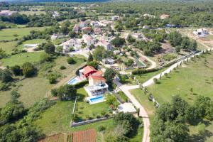 Pohľad z vtáčej perspektívy na ubytovanie Villa Margherita
