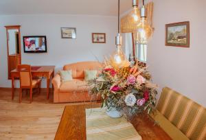 Posezení v ubytování Landhotel Neugebauer
