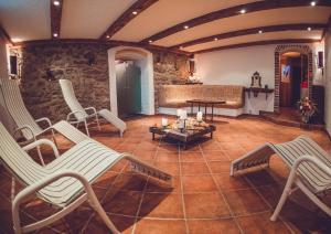 Posezení v ubytování Landhotel Neugebauer