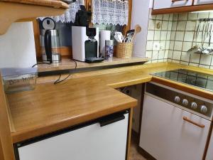 Kuchyň nebo kuchyňský kout v ubytování Ferienwohnung Haiber + 7 fotografií