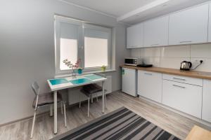 Kuchyňa alebo kuchynka v ubytovaní Apartamenty Gdynia