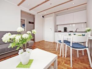 Kuchyňa alebo kuchynka v ubytovaní Apartamenty Gdynia