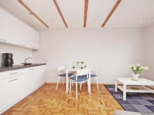 Kuchyňa alebo kuchynka v ubytovaní Apartamenty Gdynia