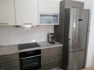 Kuchyň nebo kuchyňský kout v ubytování 4SEASONS Apartment