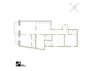 The floor plan of yök Casa Cultura