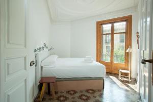 A bed or beds in a room at yök Casa Cultura