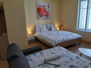 Posteľ alebo postele v izbe v ubytovaní Zadar Old City Apartment Leonardo