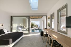 Posezení v ubytování Tinos Dove Suites