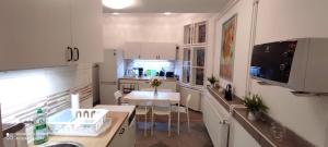Kuchyň nebo kuchyňský kout v ubytování FSQH UNDER Apartman
