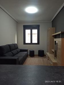 Posezení v ubytování Apartamento reformado 2º