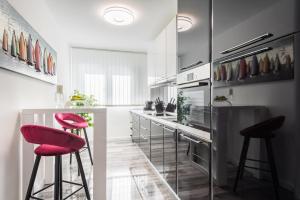 Kuchyňa alebo kuchynka v ubytovaní Porta Aurea di Spalato, Luxury apartment