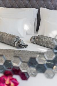 Posteľ alebo postele v izbe v ubytovaní Porta Aurea di Spalato, Luxury apartment