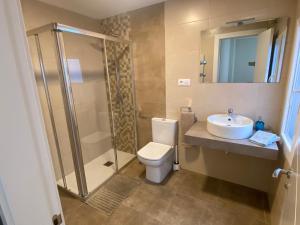 A bathroom at Piso Lectra 2