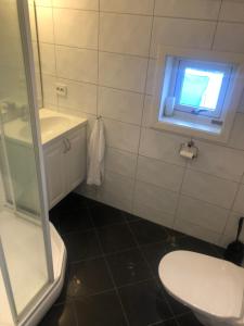 Koupelna v ubytování Kronborg marina