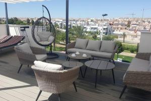 Posezení v ubytování Sun Terrace Apartment